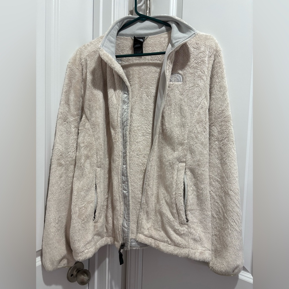 The North Face Women's Beige Teddy Jacket